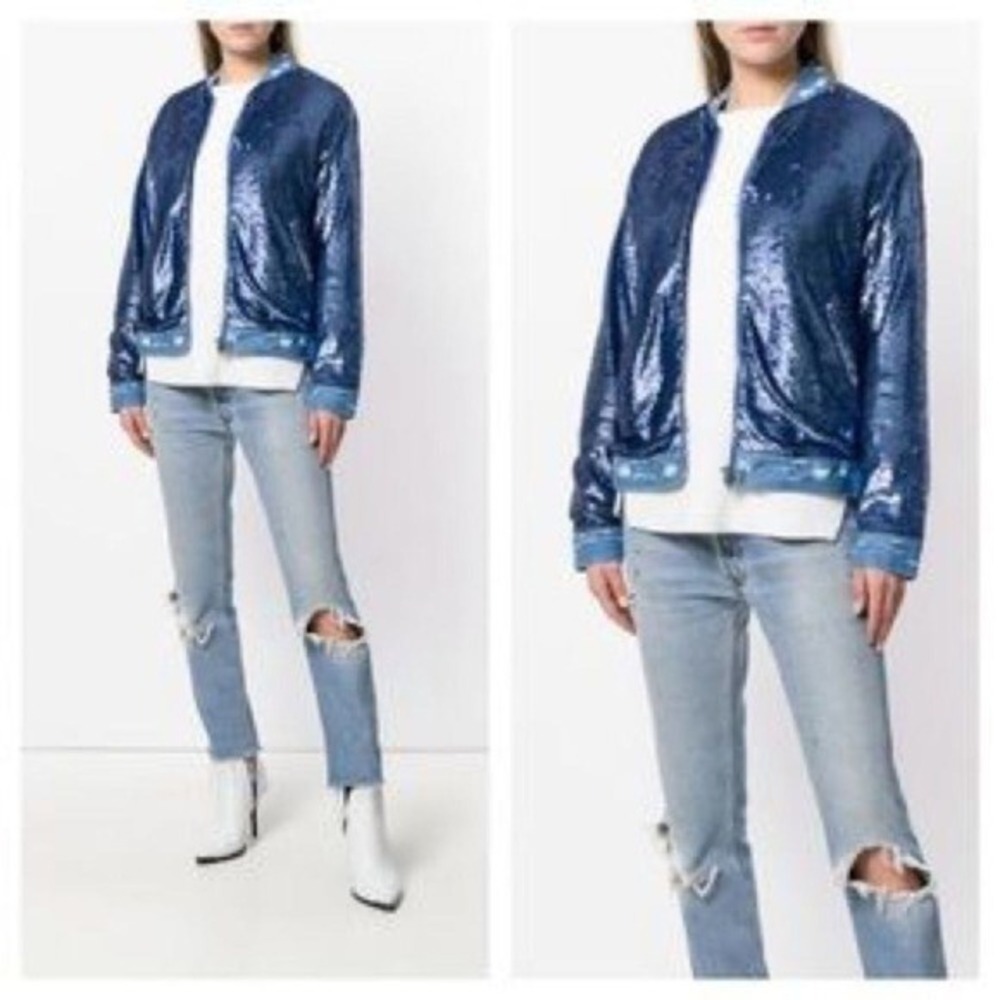 IRO Sequin Nanaso Bomber Jacket